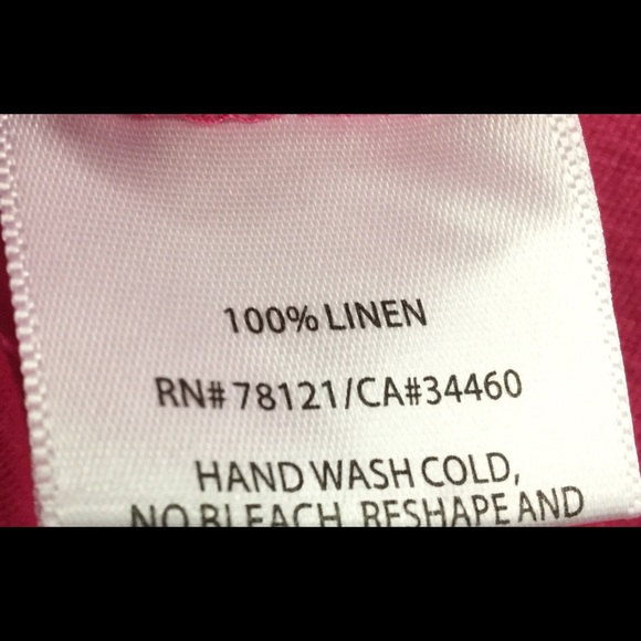 Eileen fisher pink linen crop top size XL🌺 - Picture 4 of 4